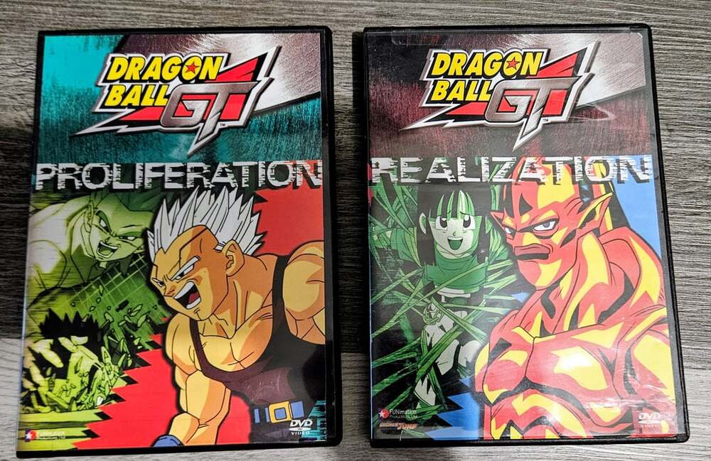 Dragon Ball GT Volumes 4 & 5 (Proliferation and Realization) DVDs